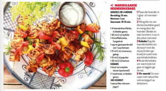 Marokkaanse Hoenderkebabs