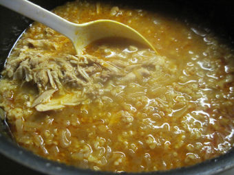 Cape Verdian Canja - Thick Chicken Rice Soup