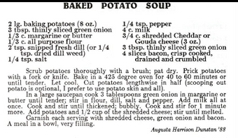 BAKED POTATO SOUP