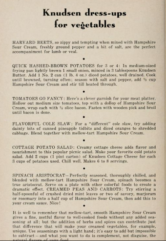 Dress-ups for Vegetables