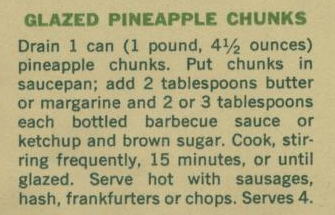 GLAZED PINEAPPLE CHUNKS