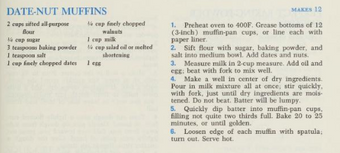 Date-Nut Muffins