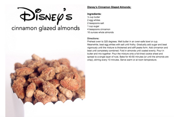 Cinnamon glazed almonds