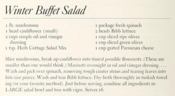 Winter Buffet Salad