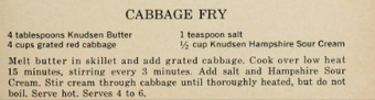 Cabbage Fry