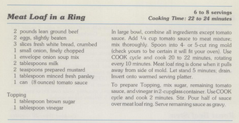 MEAT LOAF IN A RING
