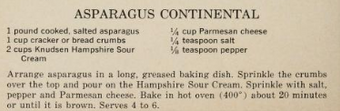 Asparagus Continental