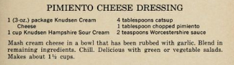 Pimiento Cheese Dressing