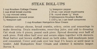 STEAK ROLL-UPS
