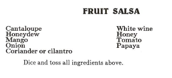Fruit salsa