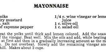 Mayonnaise