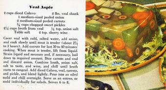 Vintage Veal Aspic