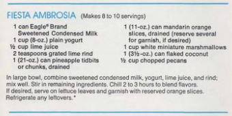 Fiesta ambrosia