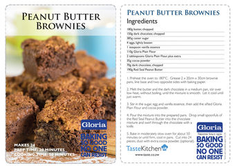 Peanut Butter Brownies