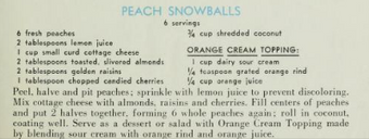 Peach Snowballs