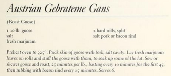 Austrian Roast Goose