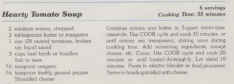 HEARTY TOMATO SOUP