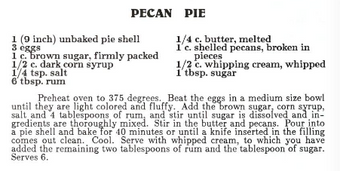 Pecan pie