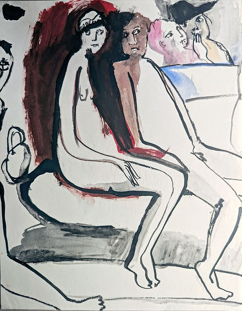 Lovers on the Metro