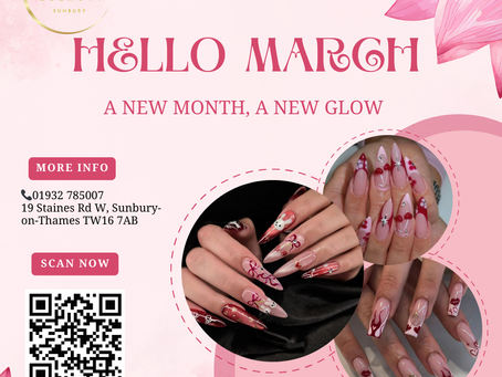 🌸 Hello March – Welcome a Fresh Start at Nailbar & Beauty Sunbury