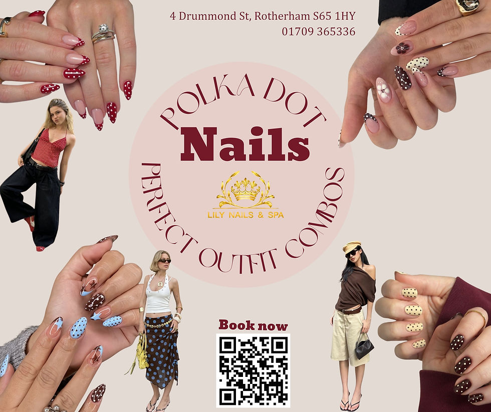 Polka Dot Nails: The Timeless Trend Arriving at Lily Nails – Perfect Outfit Combos