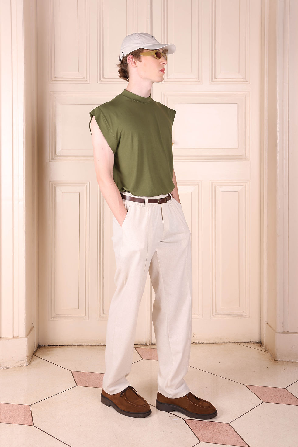 Miniatura: CALÇA ÉCRU — LINHO