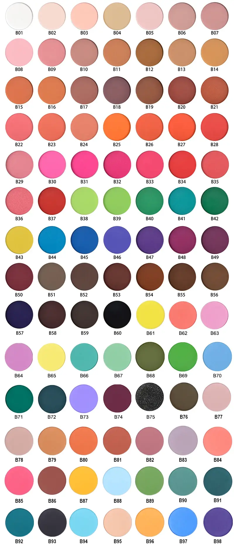 Miniatura: Matte and Shimmer Pressed Vegan Eyeshadow Single High Pigment