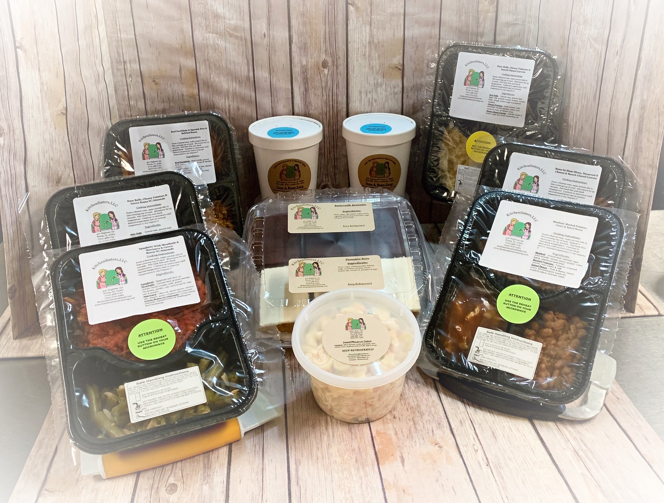 Arranged Food and Objects