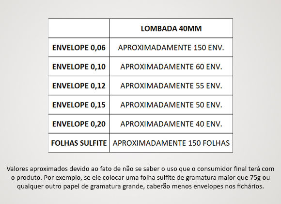 Miniatura: Fichários Personnalité  Pastas ACP Plásticos Produtos para Organização Escritório Papelaria Escolar