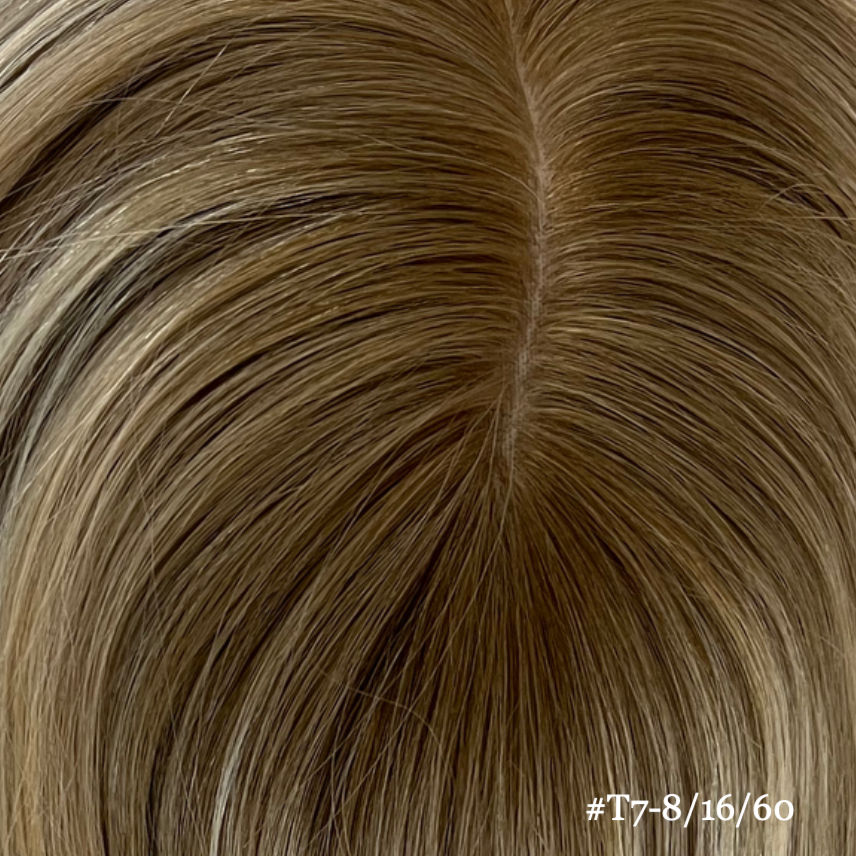 Thumbnail: HAL0 | Lace front base Human hair Topper