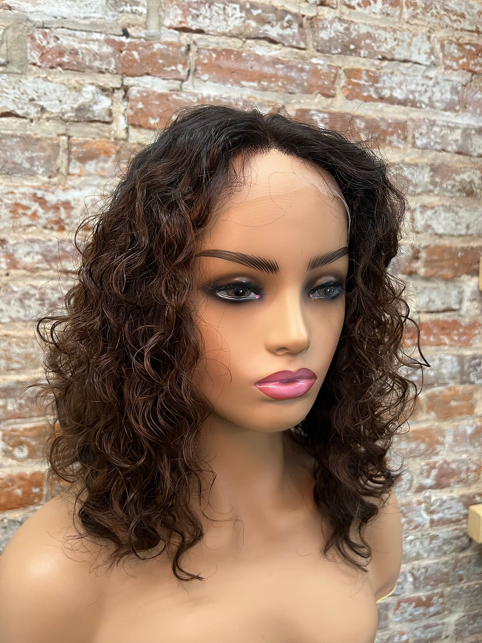 Thumbnail: Lena | IntelliLUX | Curly  Human Hair Wig