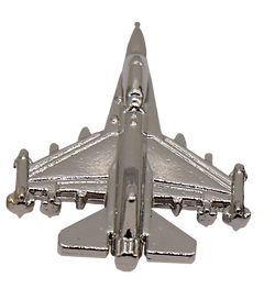 Picture of one of the 4 different figures used in Air Domination. This is the silver metallic Jet Fighter.