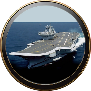 A Carrier from where the Jet Fighters take off to go for their missions.