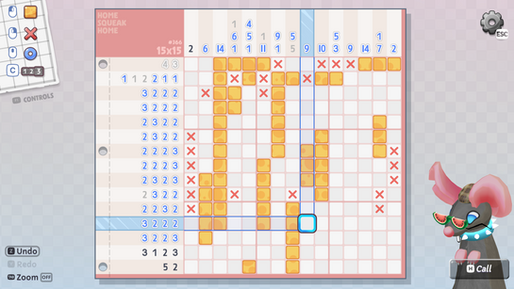 Nonogram Puzzle Game Squeakross: Home Squeak Home Gets Free Update - 200+ New Puzzles, Furniture Designs and More