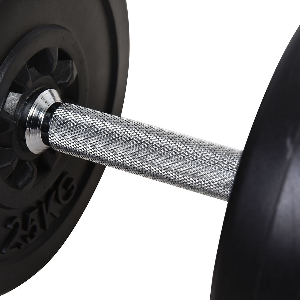 Thumbnail: 65kg Adjustable Barbell Set