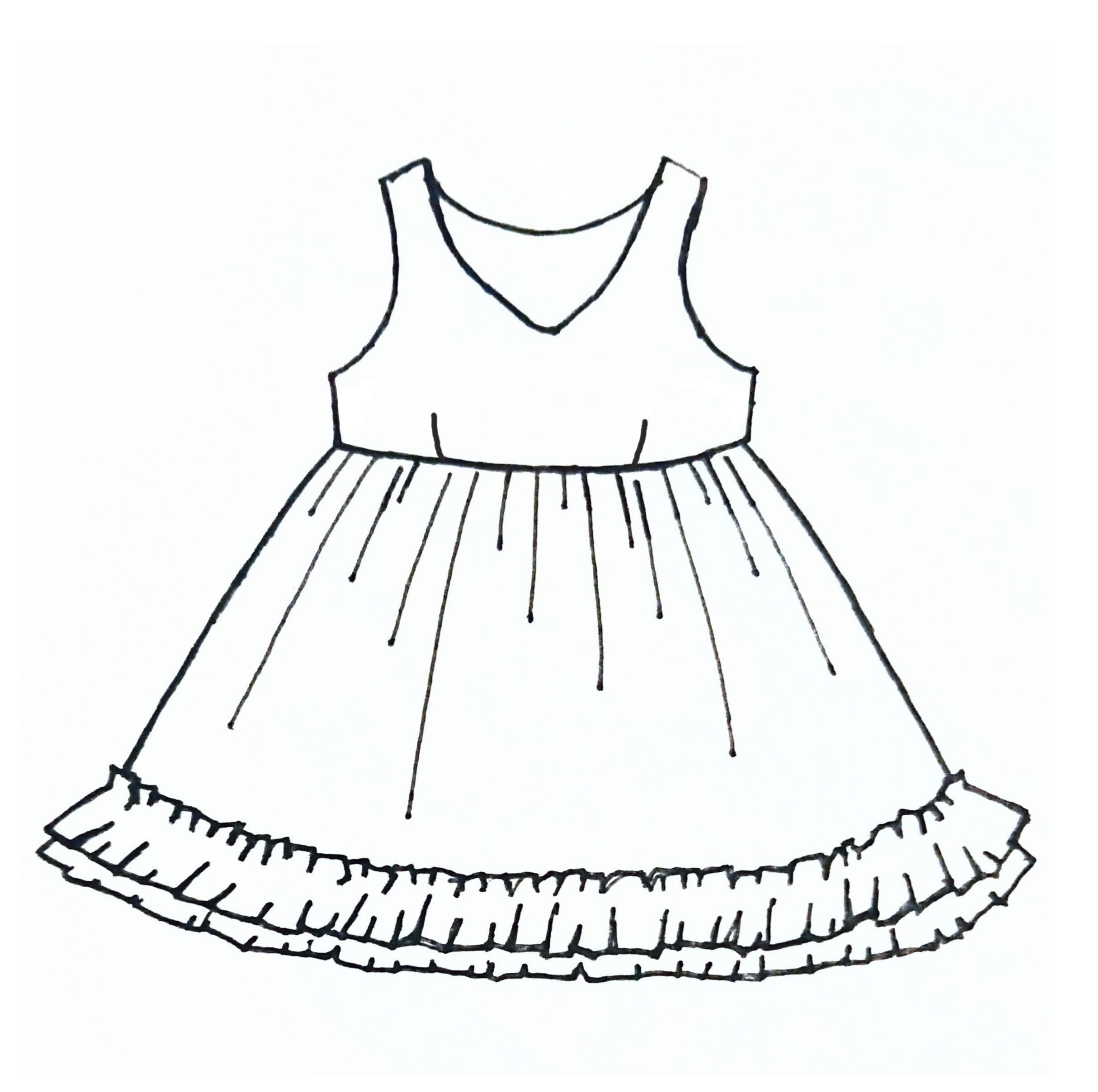 LADIES PINAFORE DRESS