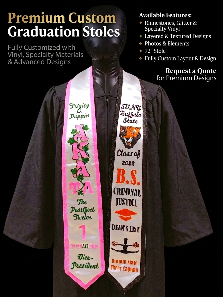 Miniatura: Custom Graduation Stole