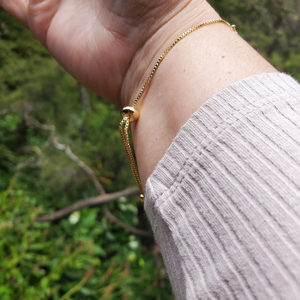 Thumbnail: Trebol Rodhium gold plated  Bracelet- Nativo