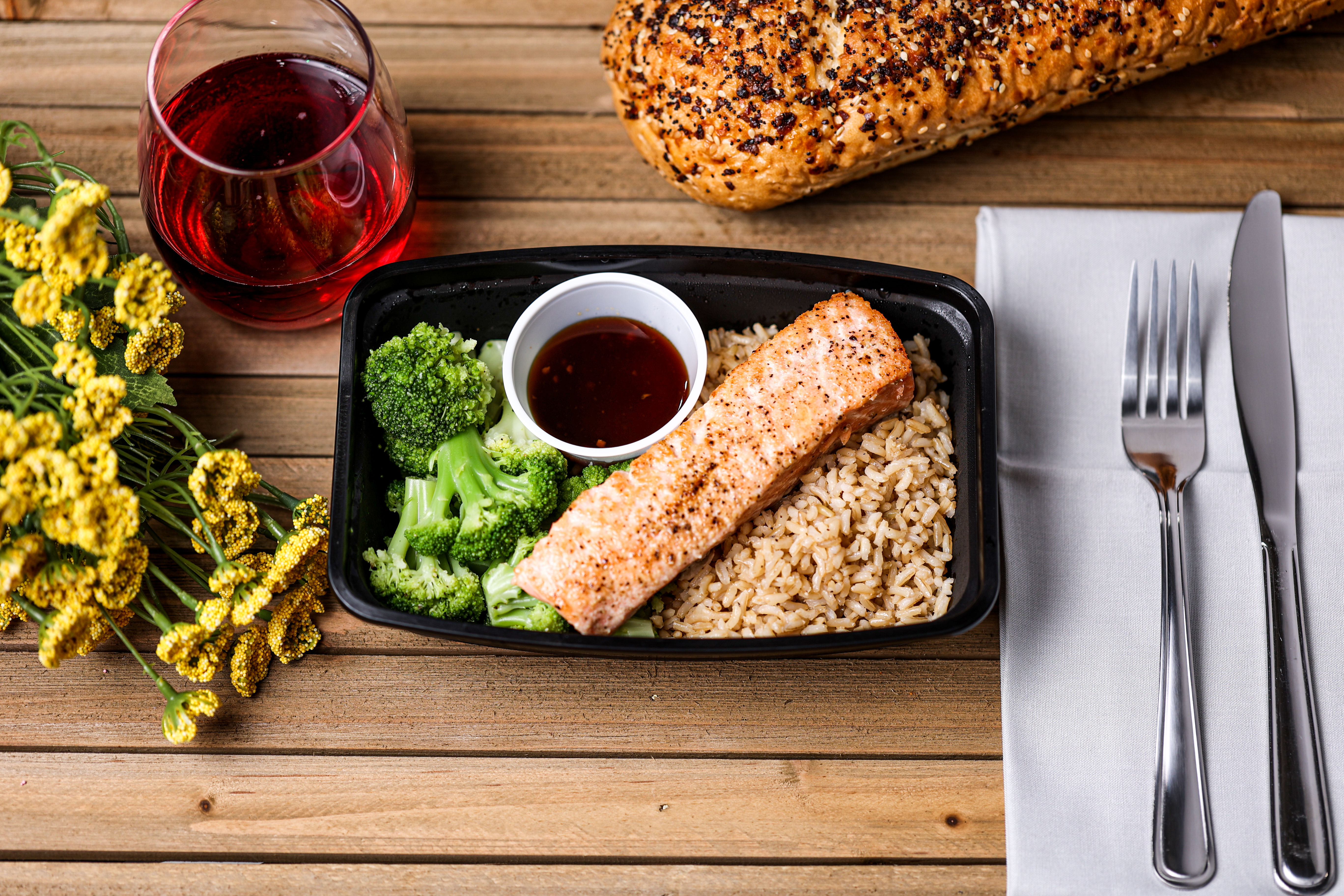 Teriyaki Salmon Dinner