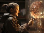 sarışın kız dijital dünya