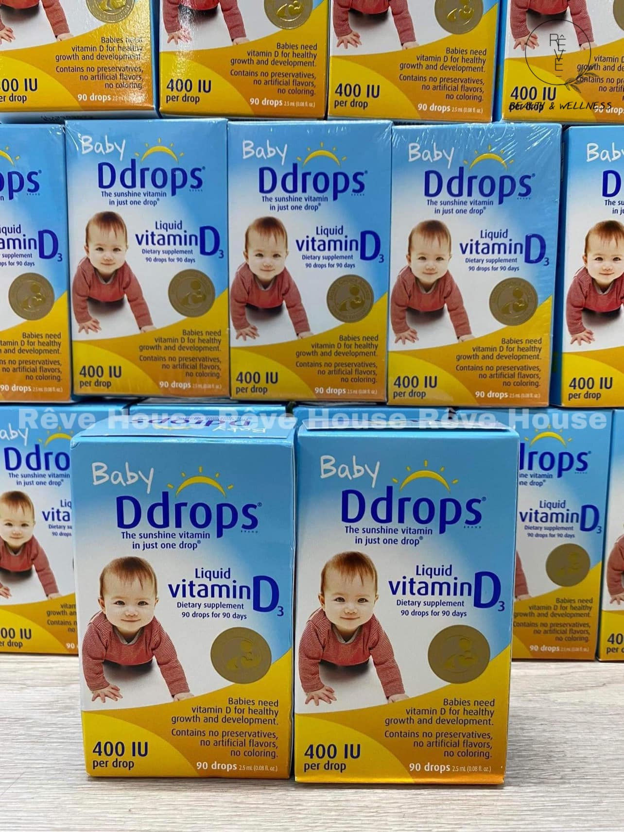 Baby Ddrops Vitamin D3 Cho Trẻ Sơ Sinh 90 Giọt