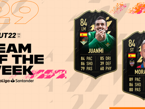 FUT Team da semana 29 tem Juanmi (84) e José Luis Morales (84)
