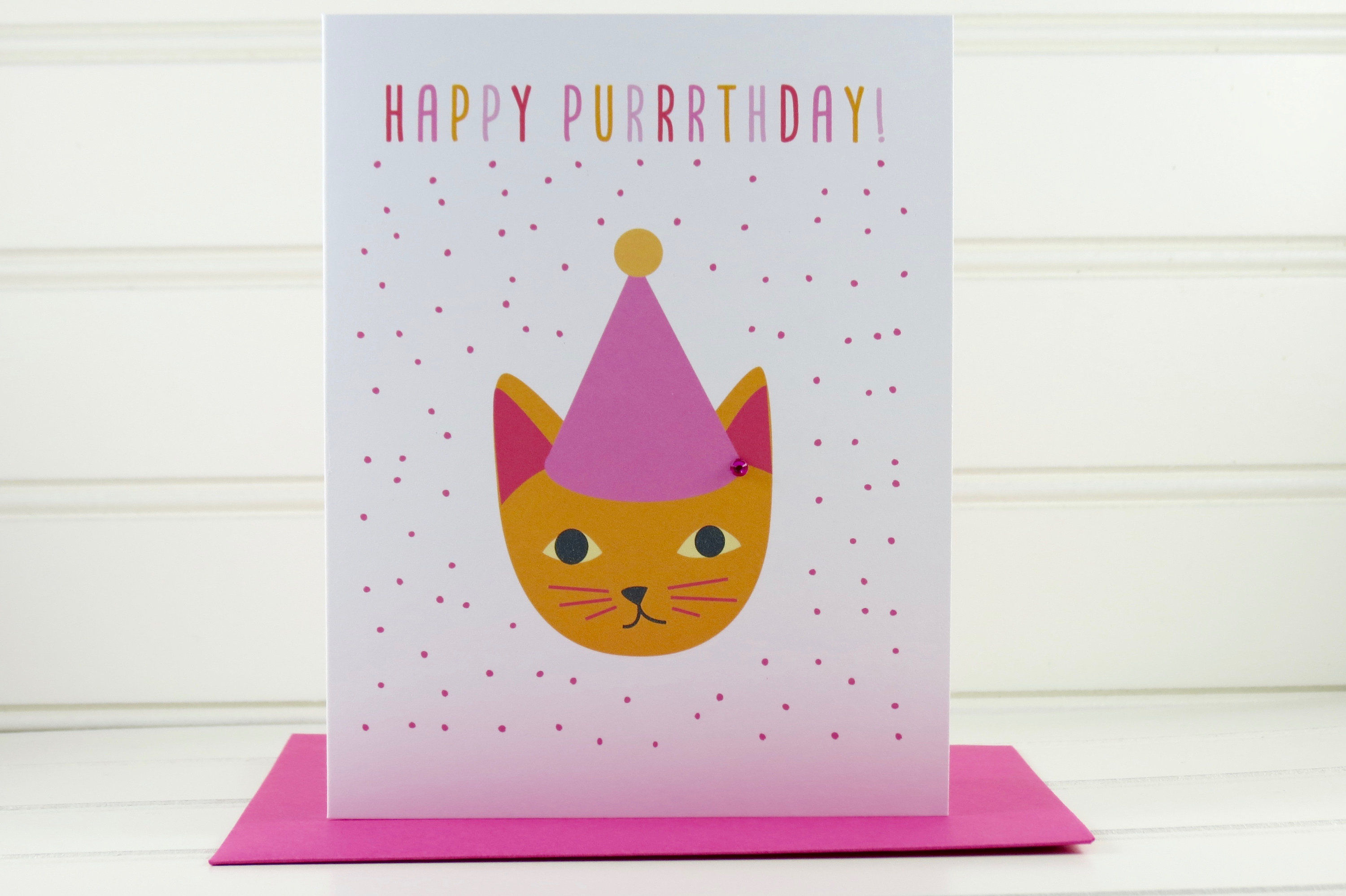 Cat Birthday Card