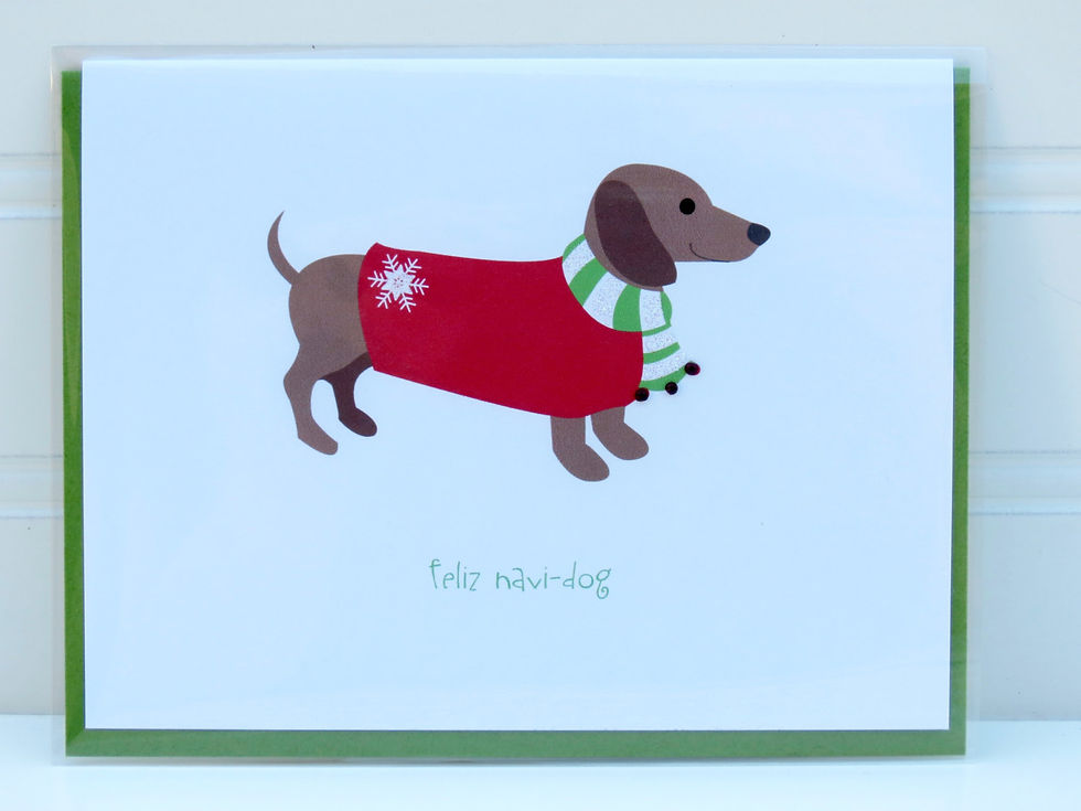 Christmas Dog Card