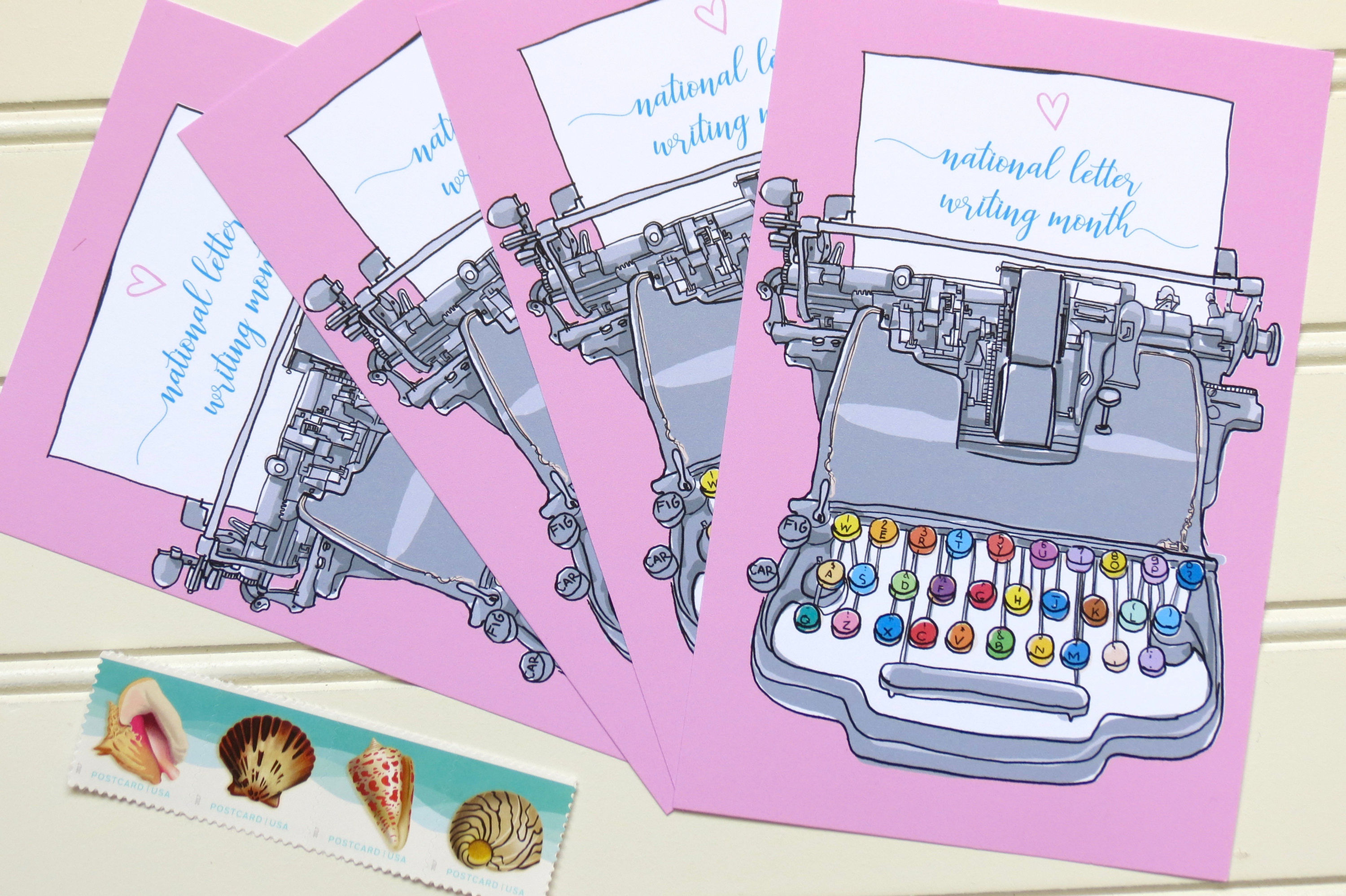 National Letter Writing Month Postcards