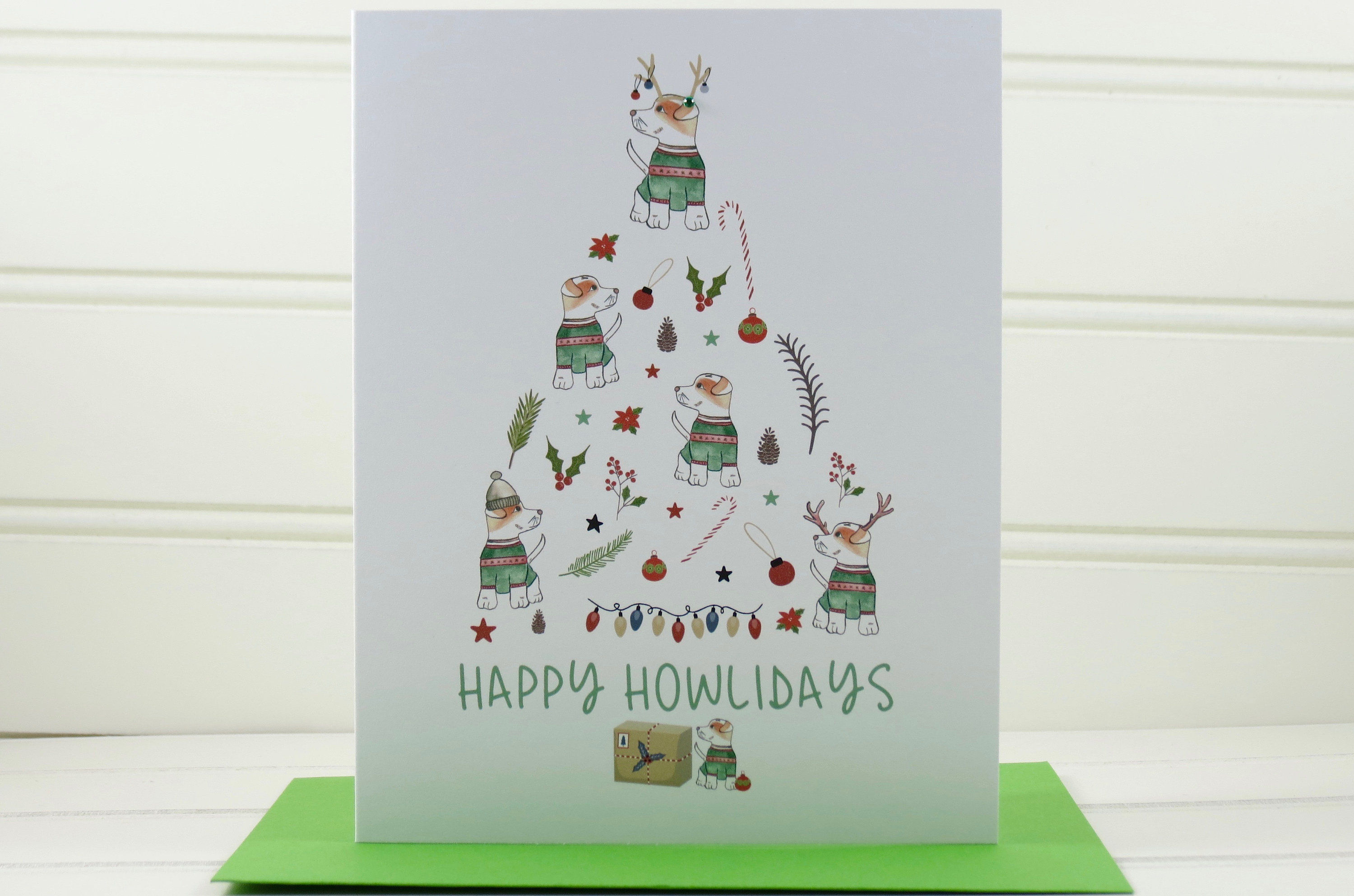 Christmas Dog Card