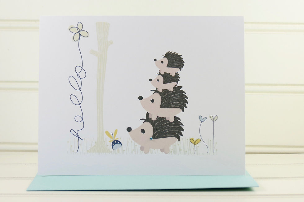 Hedgehog Card