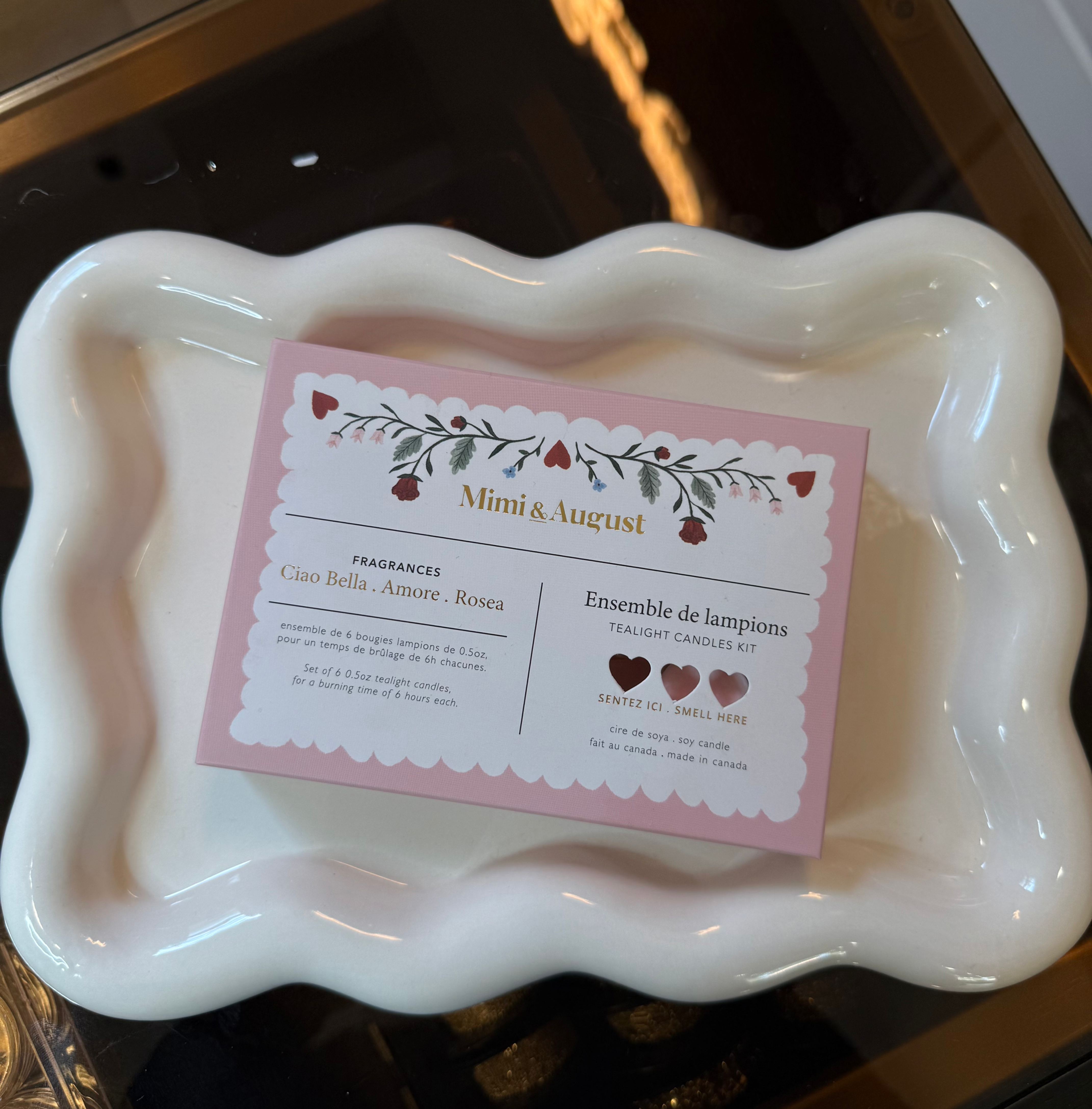 Mimi & August Heart Tealight Candles Kit