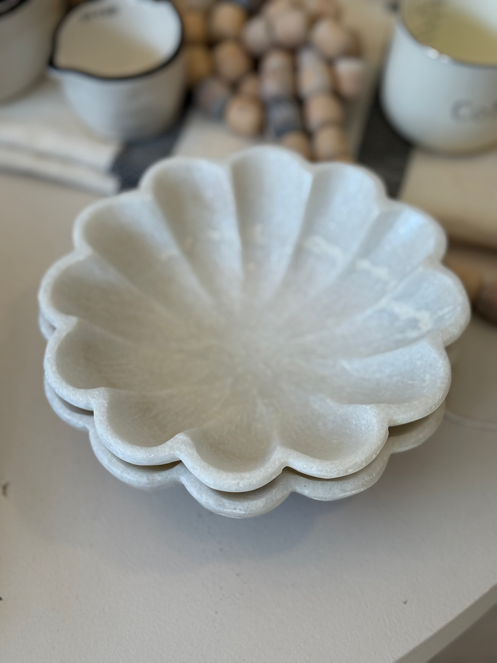 Thumbnail: Marble Flower Bowl