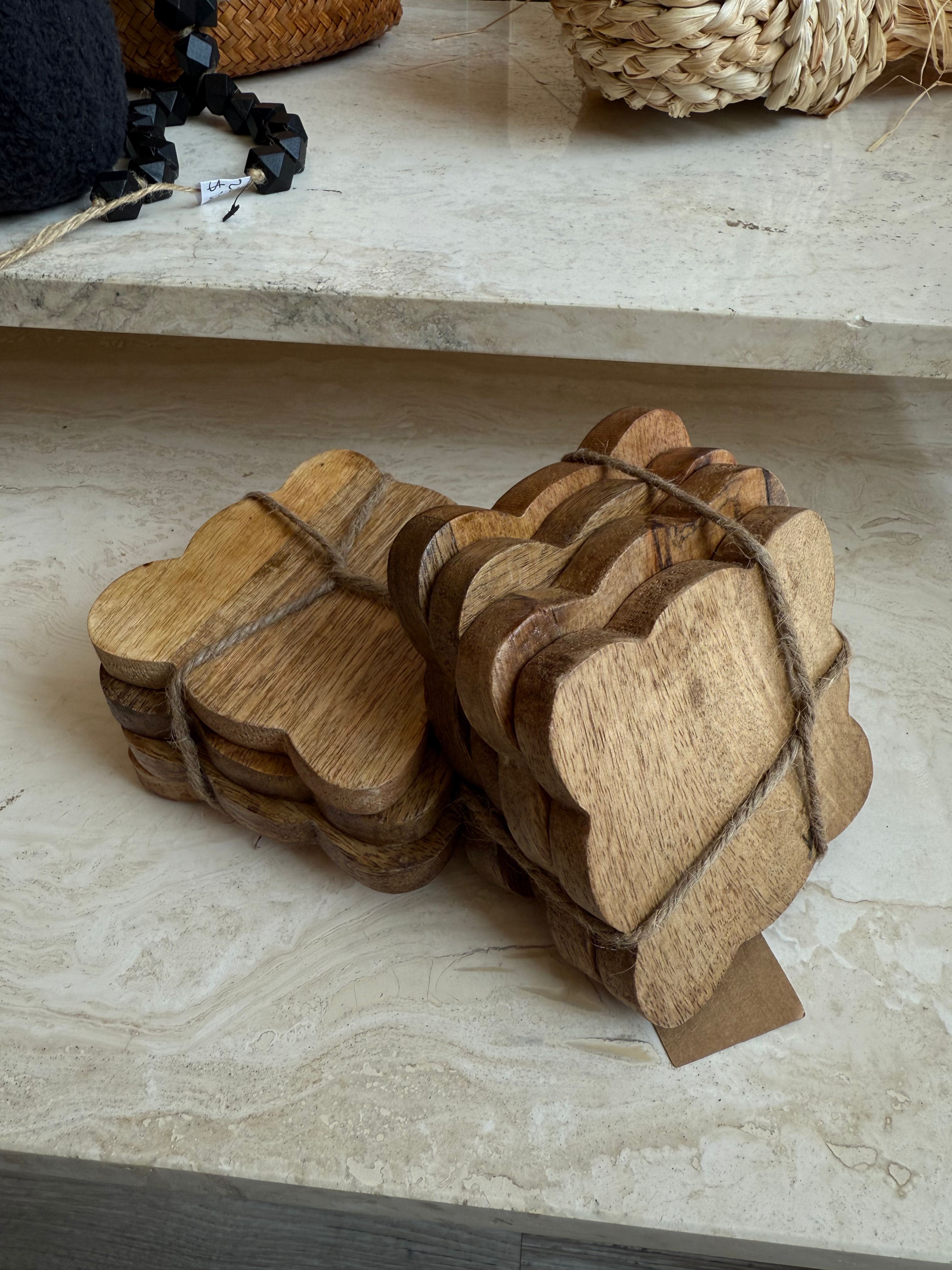 Scalloped Coaster Set